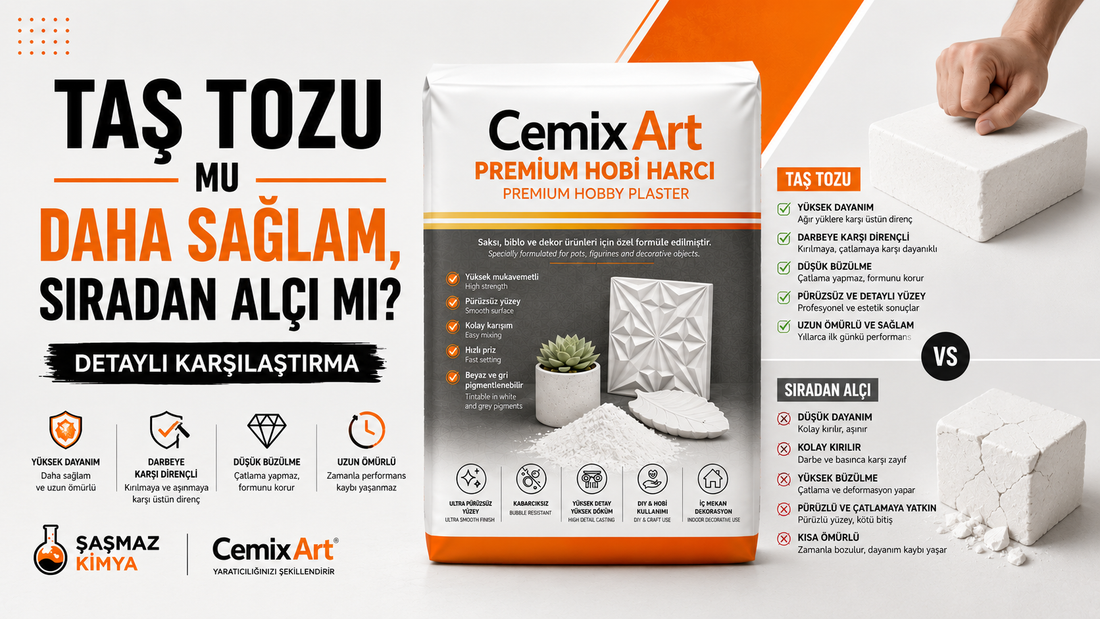 Taş Tozu mu Daha Sağlam, Sıradan Alçı mı? Detaylı Karşılaştırma