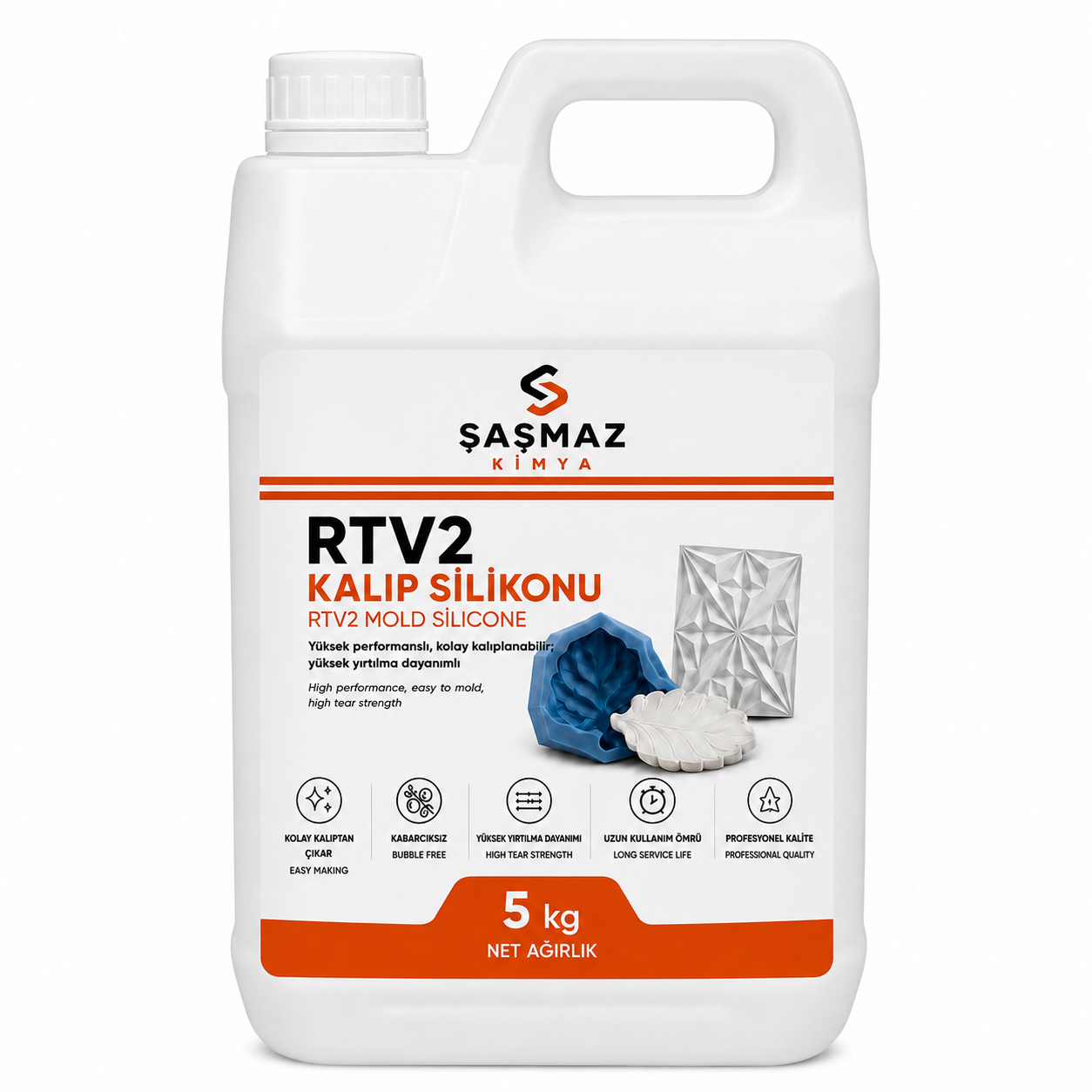 5 KG Rtv-2 Kalıp Silikonu D Serisi